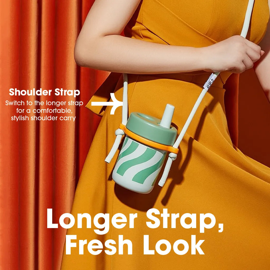 Ремінець для BoBo Cup Зелений + Помаранчевий