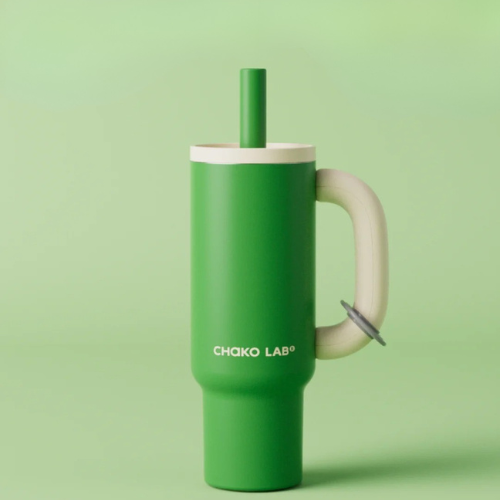 Зелений термос Chako Lab BaWang 1050 мл з керамічним покриттям