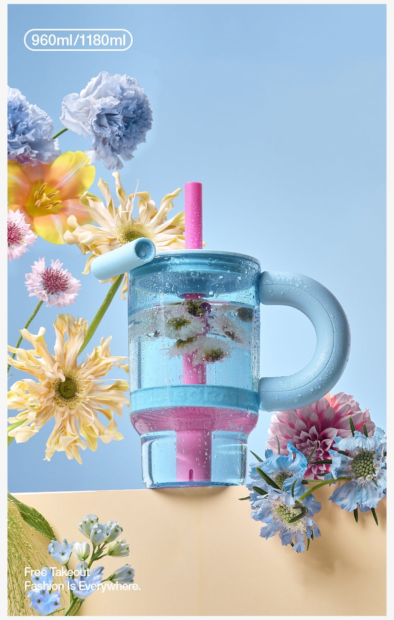 Пляшка BaBa Cup блакитна без BPA