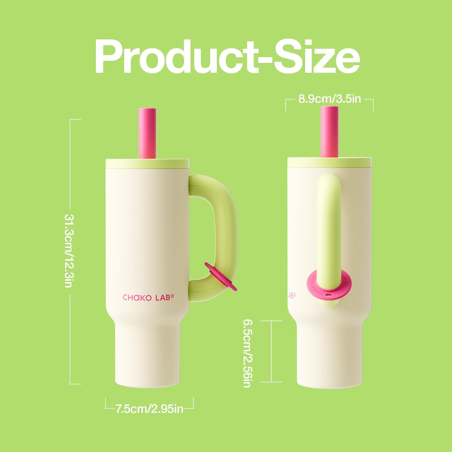 Герметичний білий термос Chako Lab BaWang без BPA