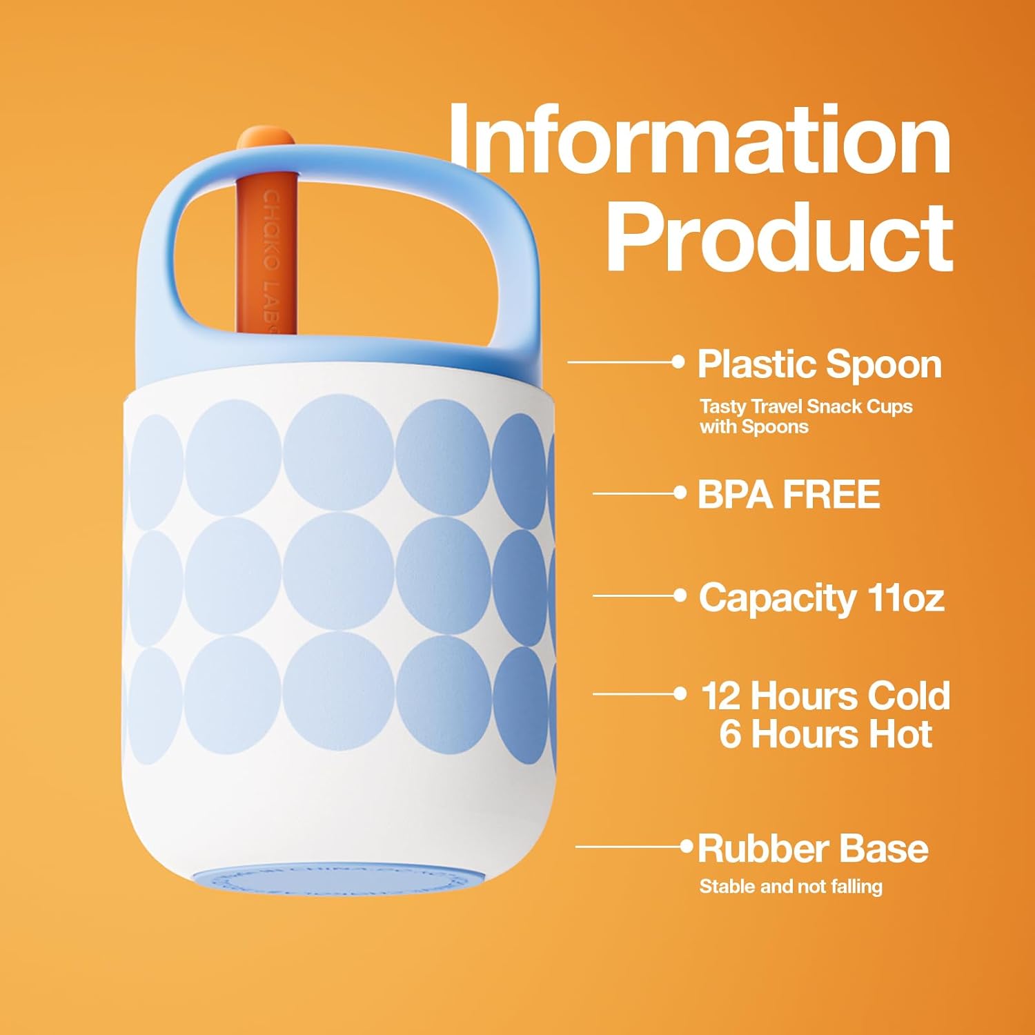 Термос Chako Lab 450 мл для гарячих та холодних страв