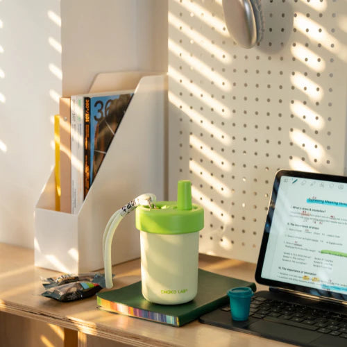 Зелена пляшка BoBo Cup для гарячих і холодних напоїв