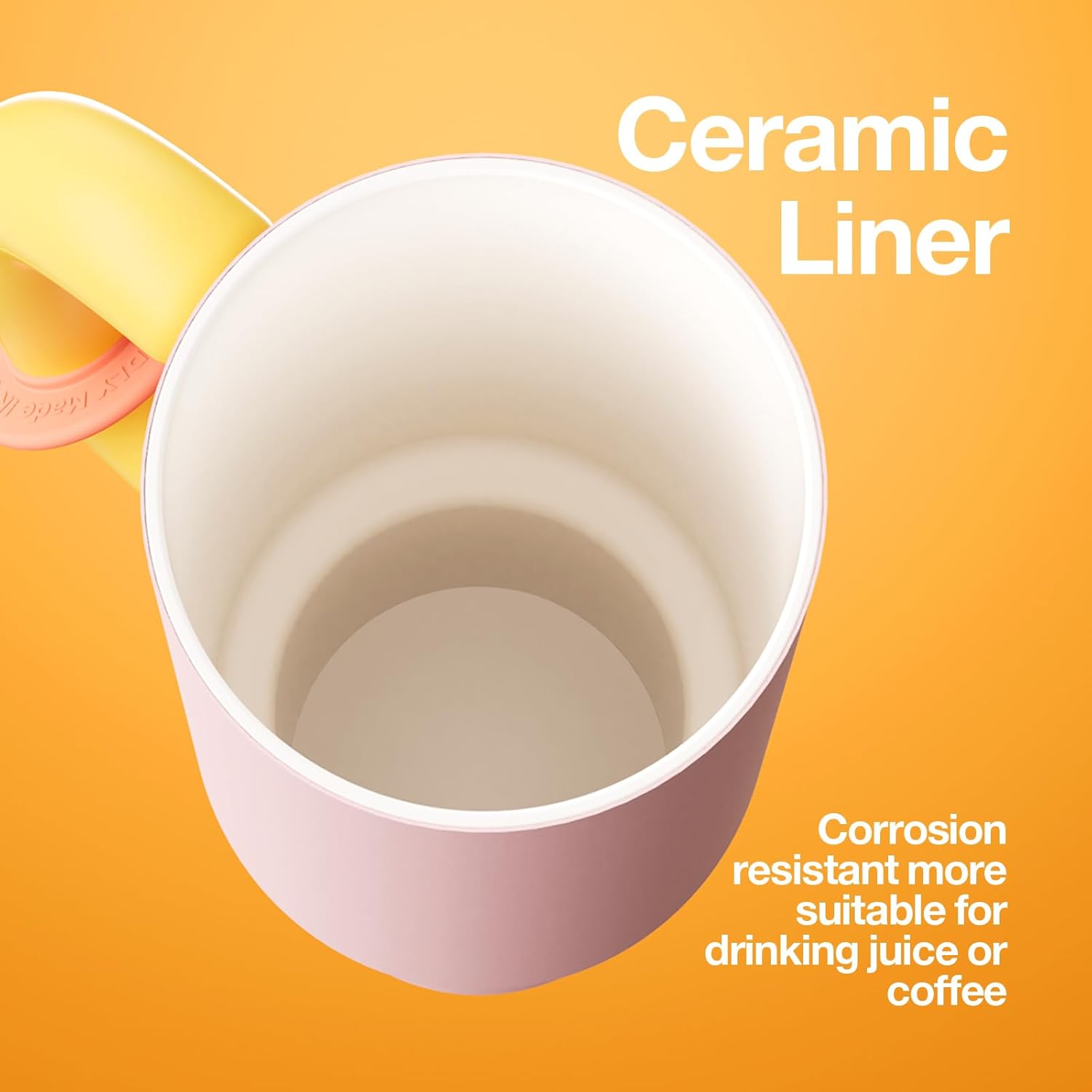 Термос Chako Lab BaWang рожевий 1050 мл з подвійними стінками