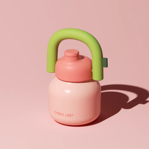 Термогорнятко Chako Lab LinLin Pot 1000 мл рожева з керамічним покриттям