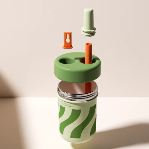 Пляшка Chako Lab BoBo Cup зелена SUS316 з ремінцем