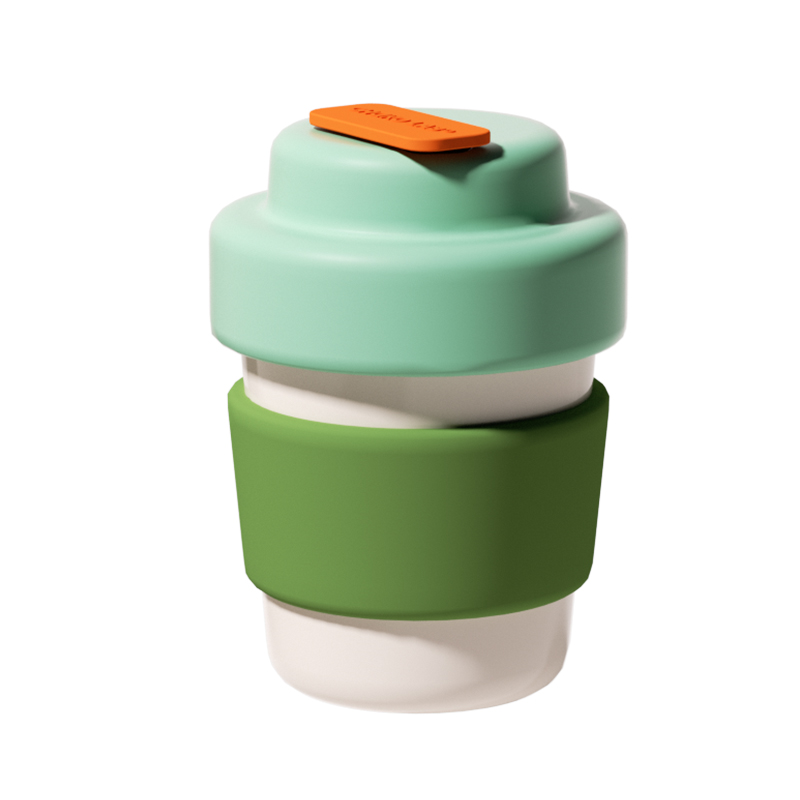 Зелена термопляшка Chako Lab Coffee Cup для кави та чаю