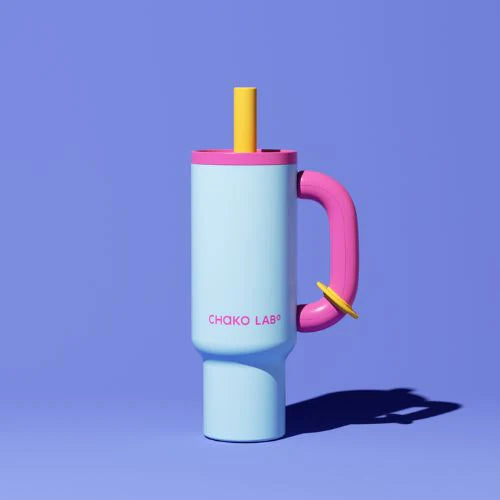 Блакитний термос Chako Lab BaWang 1050 мл без BPA