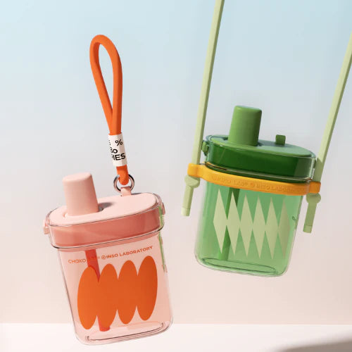 Зелена пляшка Chako Lab Square Cup для подорожей і спорту