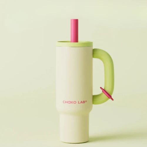 Білий термос Chako Lab BaWang 1050 мл з керамічним покриттям