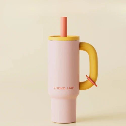 Рожевий термос Chako Lab BaWang 1050 мл з керамічним покриттям