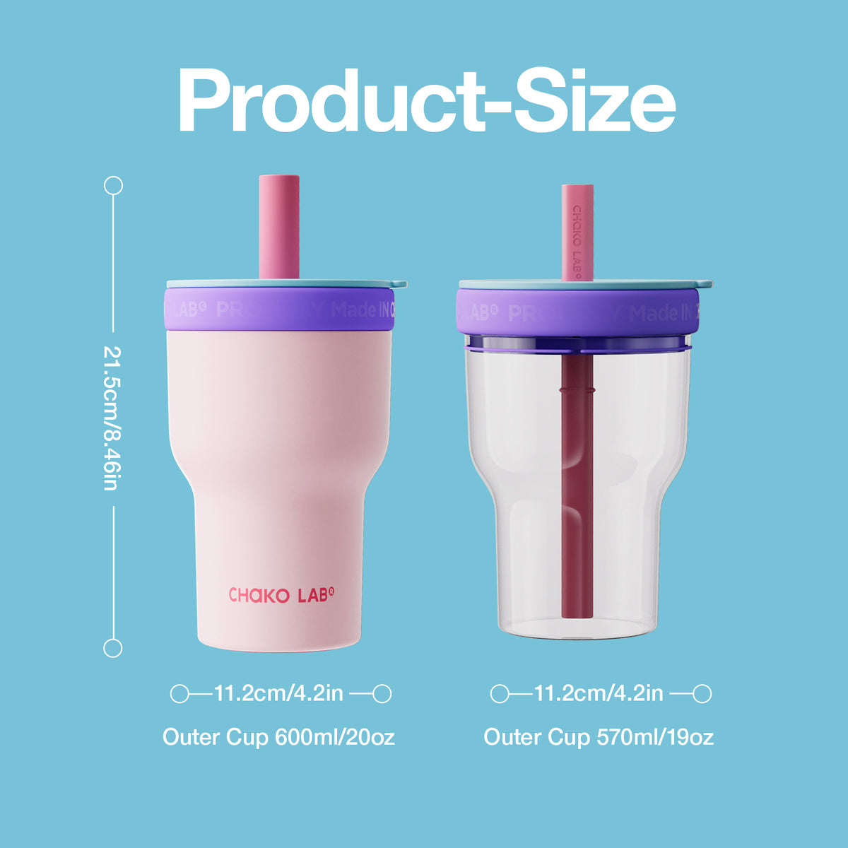 Dual-layer Cup Peach