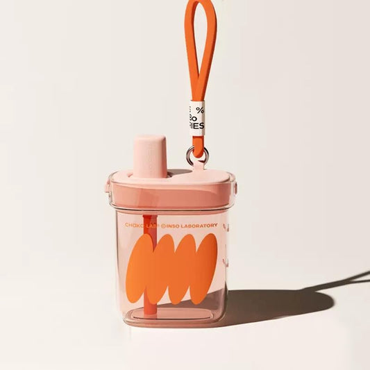 Пляшка Chako Lab Square Cup 780 мл рожева Tritan без BPA