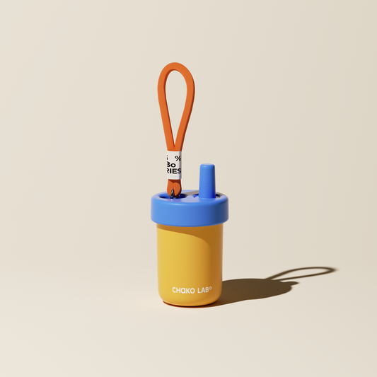 Пляшка Chako Lab BoBo Cup 485 мл помаранчева з нержавіючої сталі