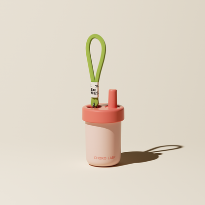 Пляшка Chako Lab BoBo Cup 485 мл рожева з нержавіючої сталі