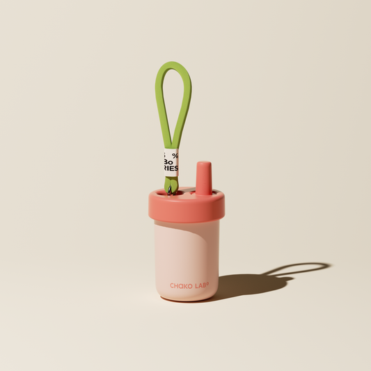 Пляшка Chako Lab BoBo Cup 485 мл рожева з нержавіючої сталі