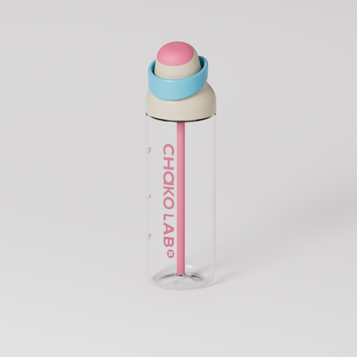 Пляшка для води KaDa Bottle White Pink 888 мл — Chako Lab