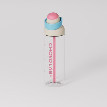 Пляшка для води KaDa Bottle White Pink 888 мл — Chako Lab