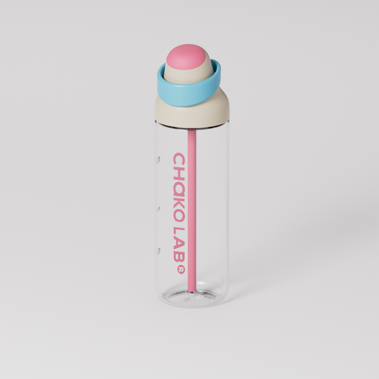Пляшка для води KaDa Bottle White Pink 888 мл — Chako Lab