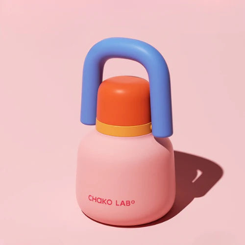 Пляшка-термос Chako Lab 820 мл з трубочкою — нержавіюча сталь