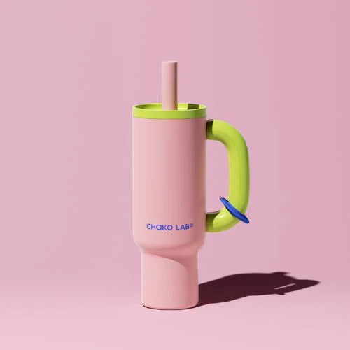 Рожевий термос Chako Lab BaWang 1050 мл без BPA