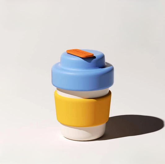 Пляшка Chako Lab Coffee Cup 420 мл синя з керамічним покриттям